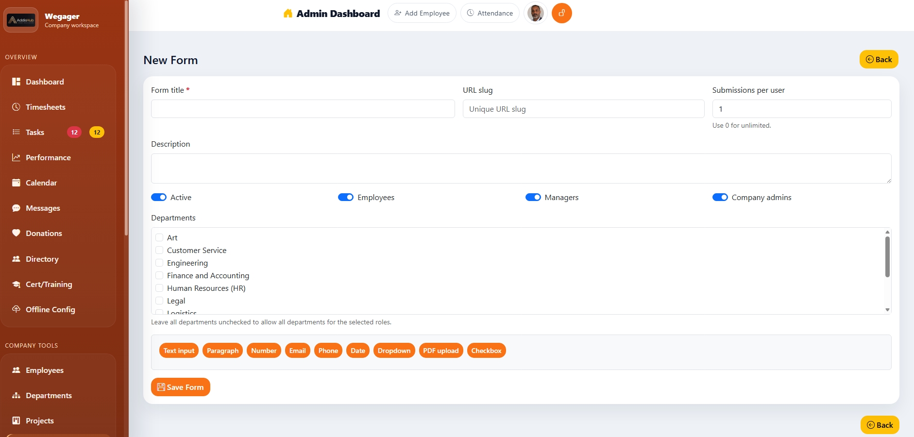 QR Code Attendance System Preview