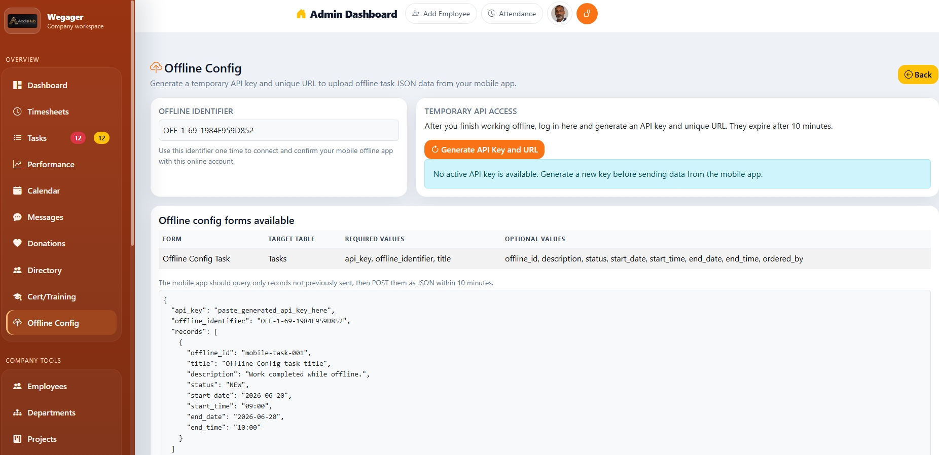 QR Code Attendance System Preview
